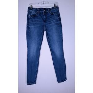 Rag & Bone Cate Mid-Rise Skinny Jean Dark Wash 28 Preppy